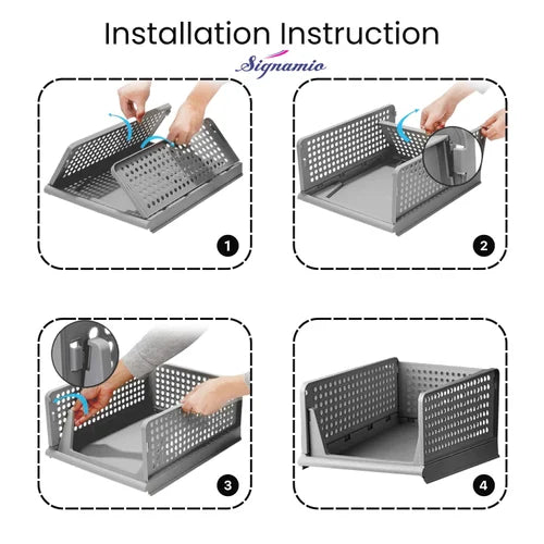 3-Piece Stackable Wardrobe Organizer Set