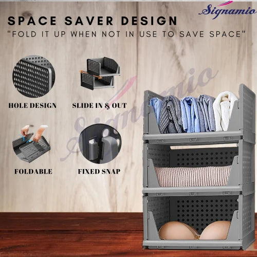 3-Piece Stackable Wardrobe Organizer Set