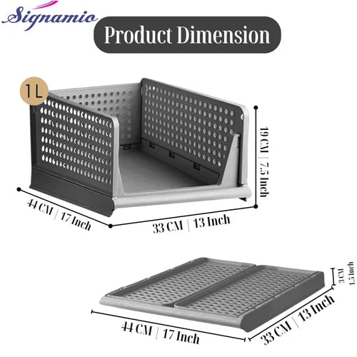 3-Piece Stackable Wardrobe Organizer Set