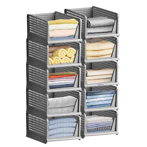 3-Piece Stackable Wardrobe Organizer Set